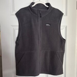 Eddie Bauer Charcoal Fleece Vest